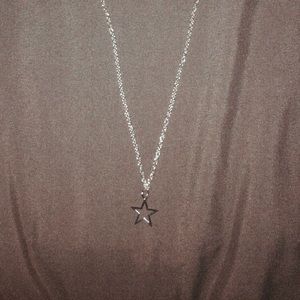 ☆ chain necklace with stainless steel star pendant